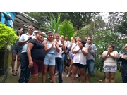 Mensagem com Carro ao Vivo no Agua Azul